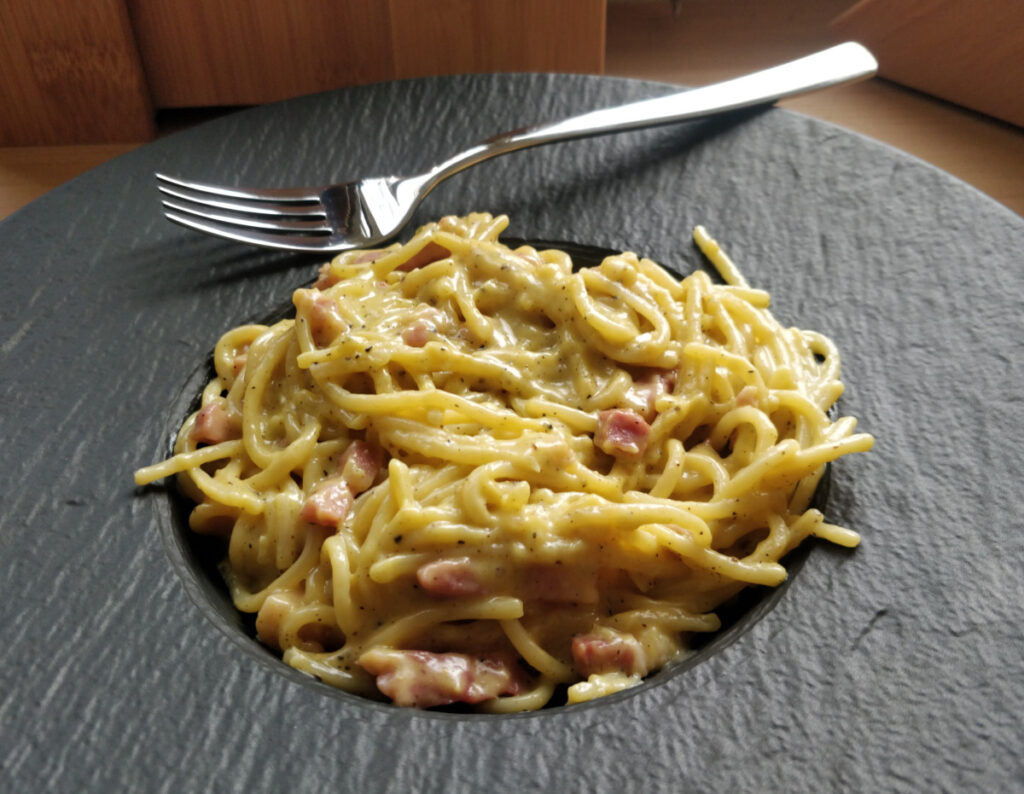 Spaghetti alla Carbonara (original italienisch)