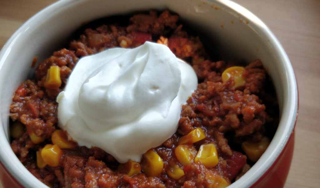 Feuriges Chili con Carne