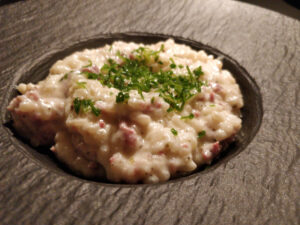 Risotto mit Ricotta und Salsiccia