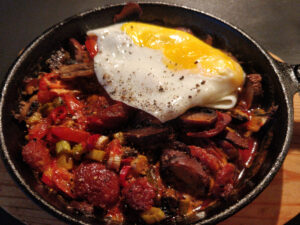 Huevos Rancheros con Chorizo