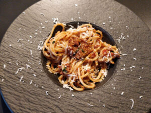 Spaghetti mit Pesto Rosso